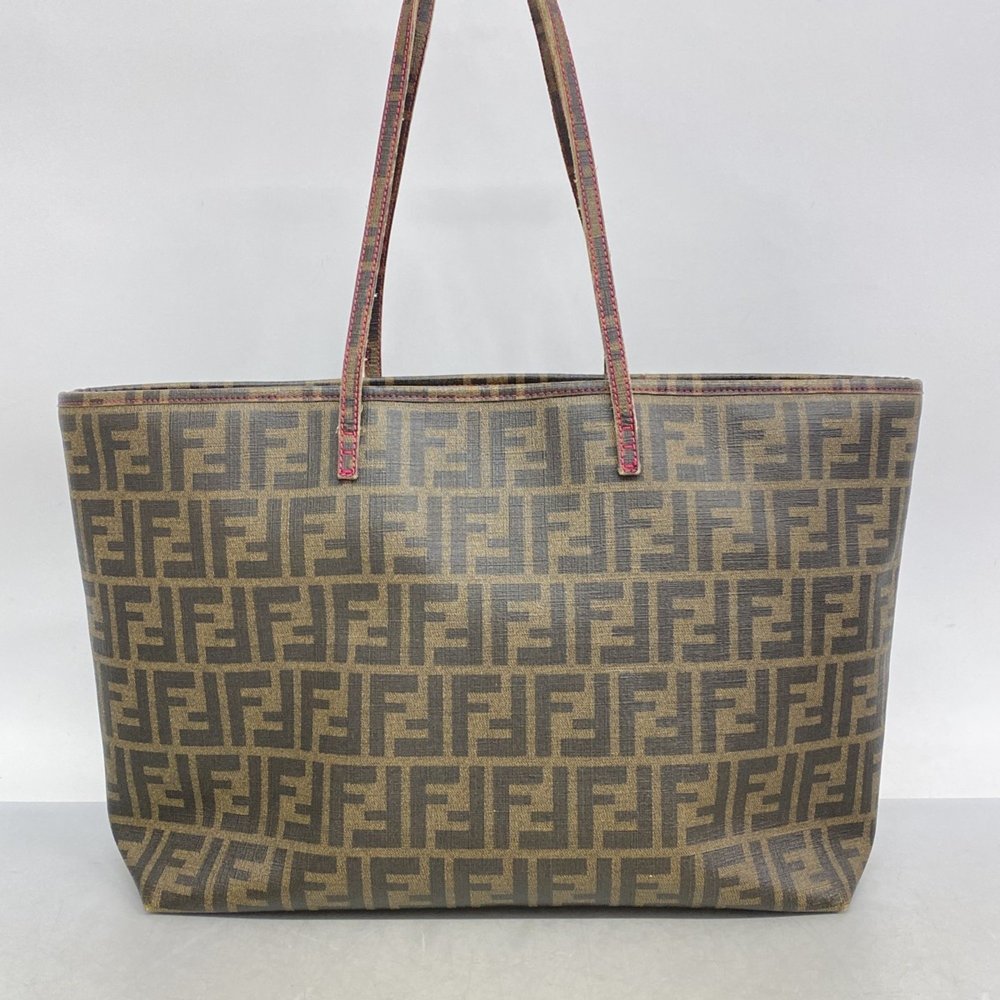 Fendi Zucca Brown Tote Bag for Women - Picture 12 of 12